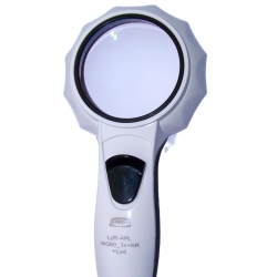 Lupa z Rączką Aplanatyczna LzR Apl-WG60_3x+AR+Led mod.1